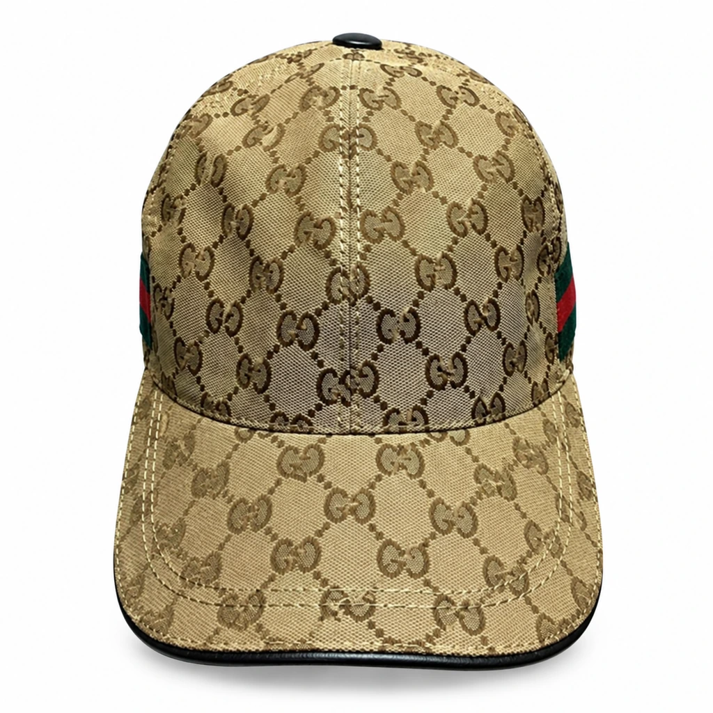 Beige Pattern Cap